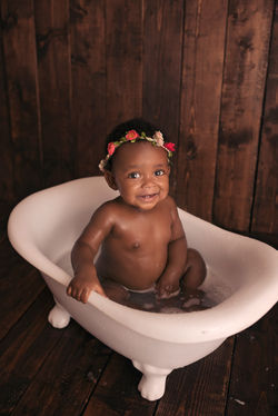 cake smash photographer Raleigh NC