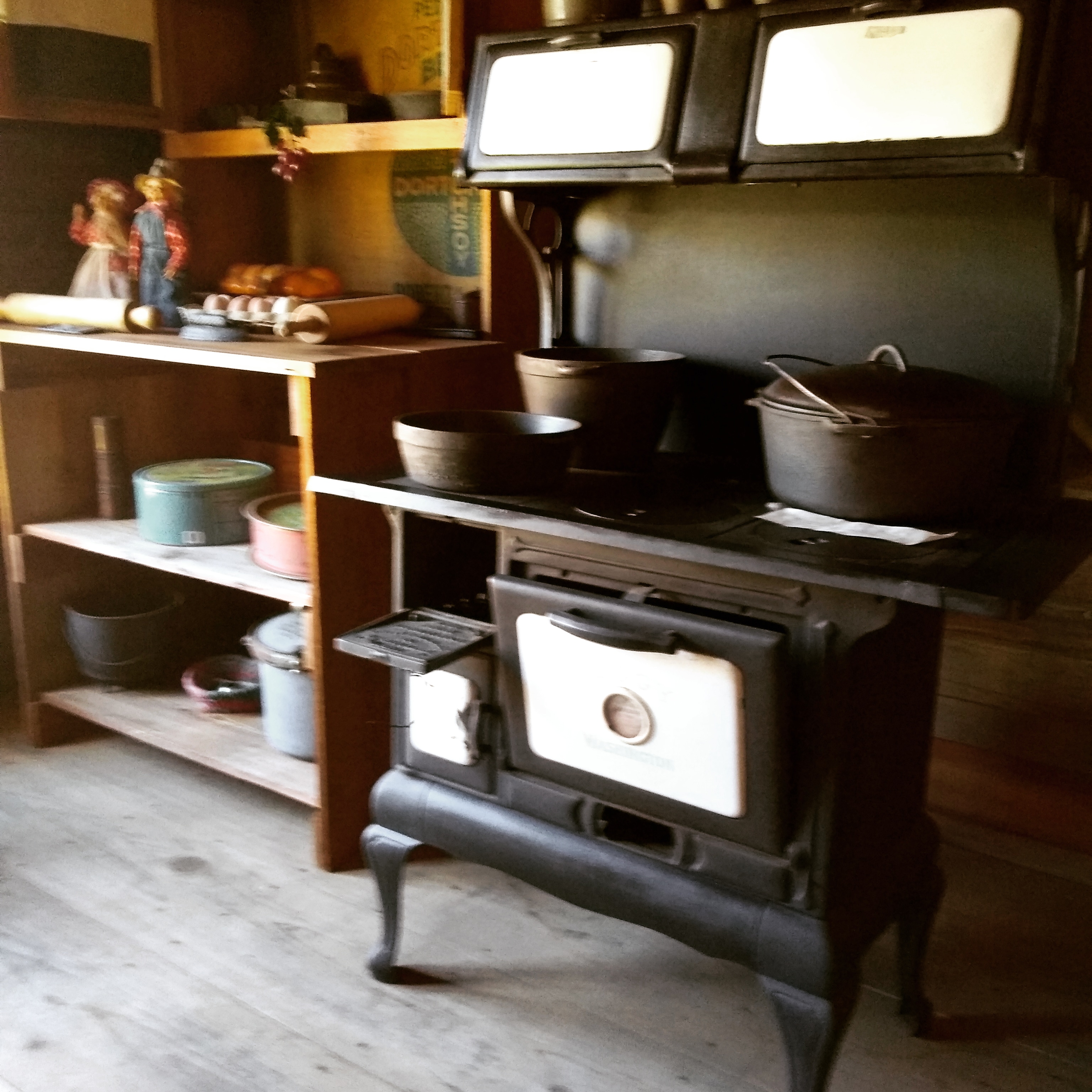 Typical cabin era kitchen