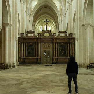 Intérieur de l'abbaye de Pontigny