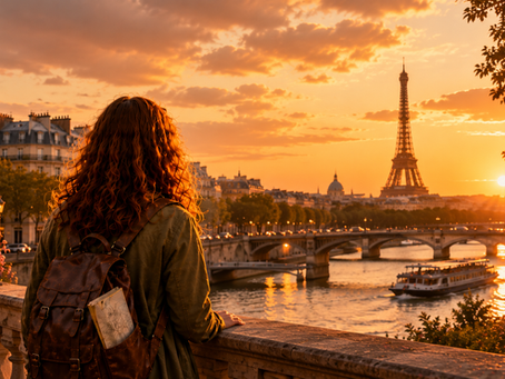 Jeune femme à Paris