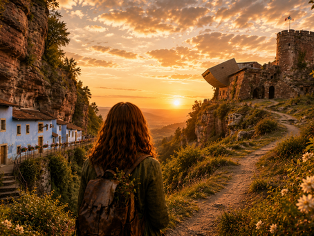 Jeune femme en Alsace Verte - Maison de Graufenthal et château du Lichtenberg