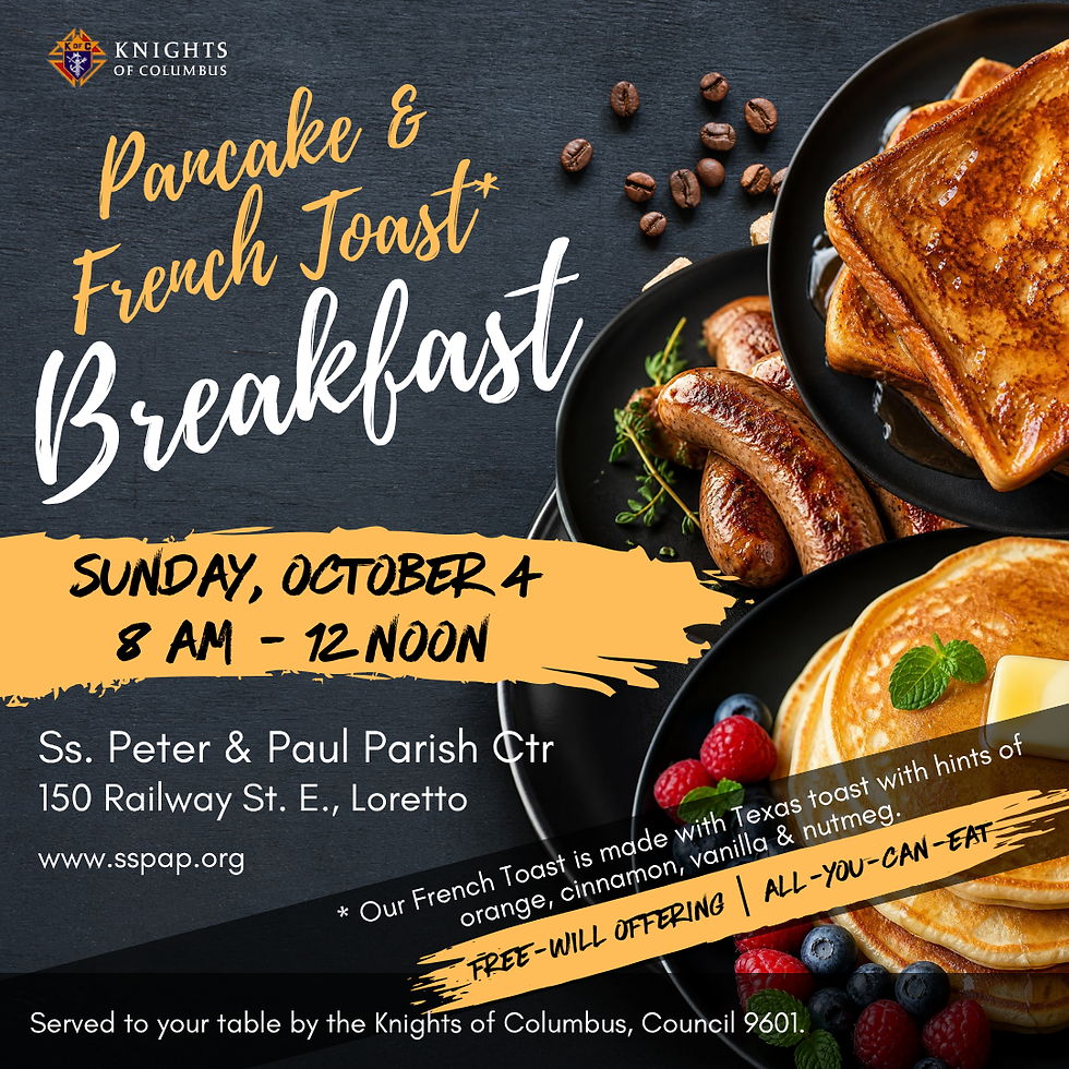 Knights of Columbus Pancake & Southwestern French Toast Breakfast