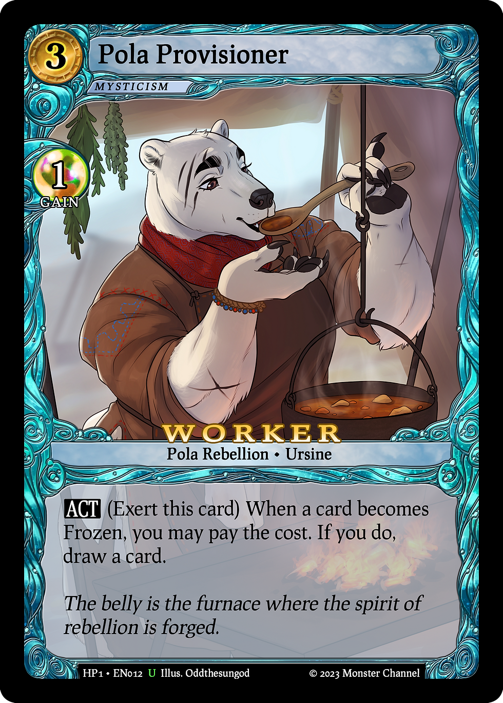 The worker card, Pola Provisioner.