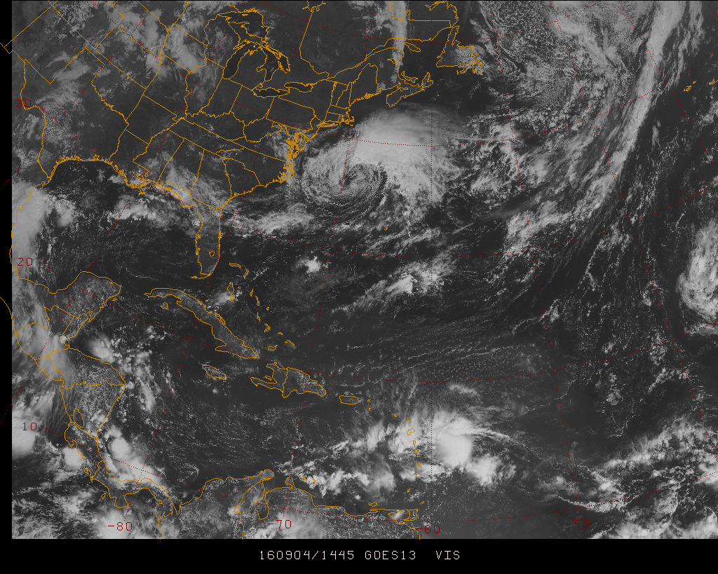 Hermine Shifts East