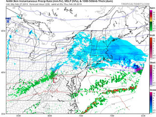 A Light Snowfall On The Way
