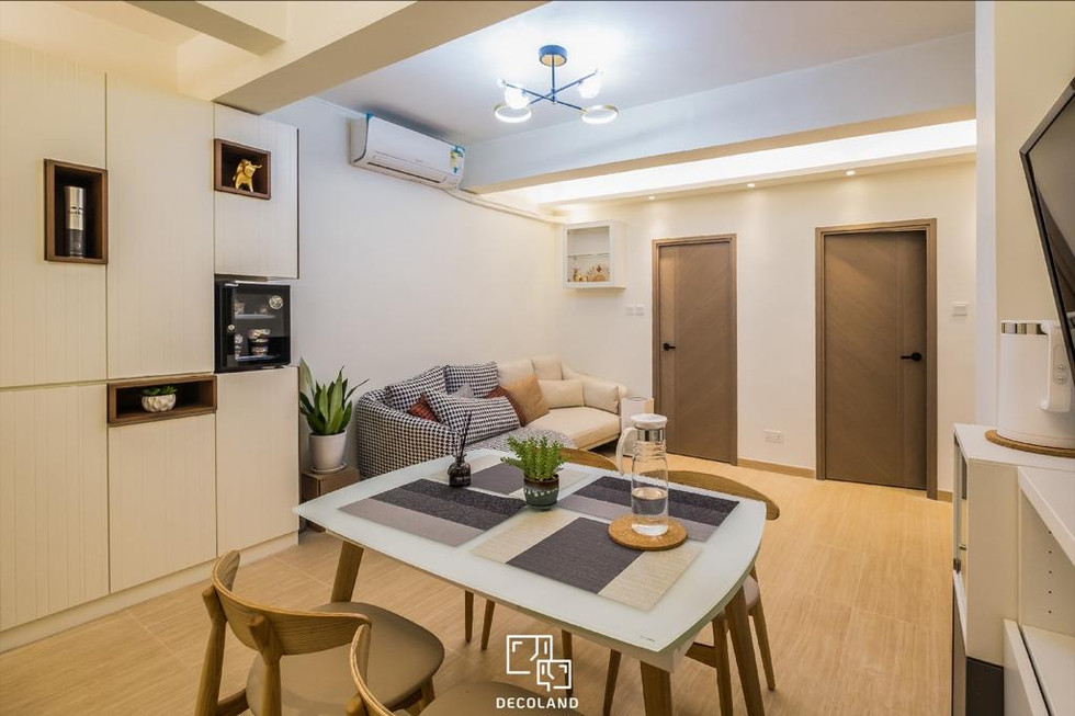 太子 恆成大廈 客廳設計 | Decoland 香港裝修平台 - 一站式裝修、室內設計服務配對