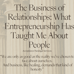 The Business of Relationships: What Entrepreneurship Has Taught Me About People 