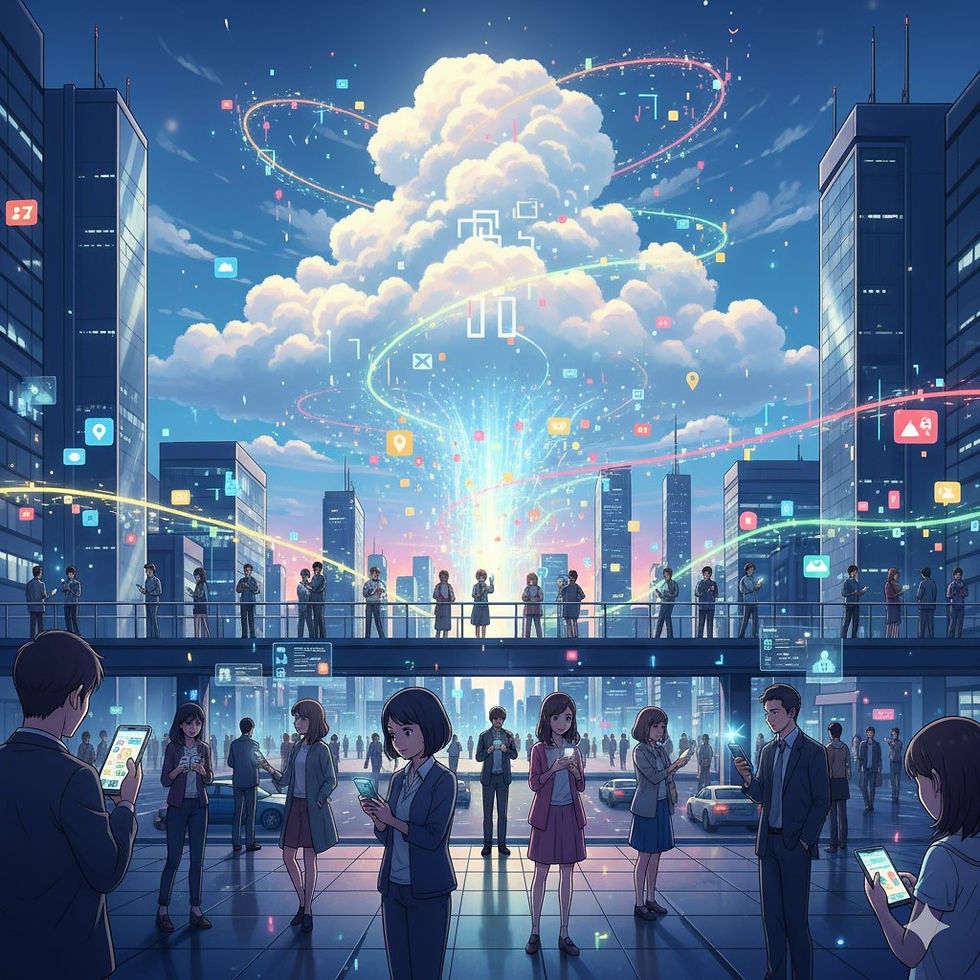 人々が「データの生成源」となり、「常時接続」している