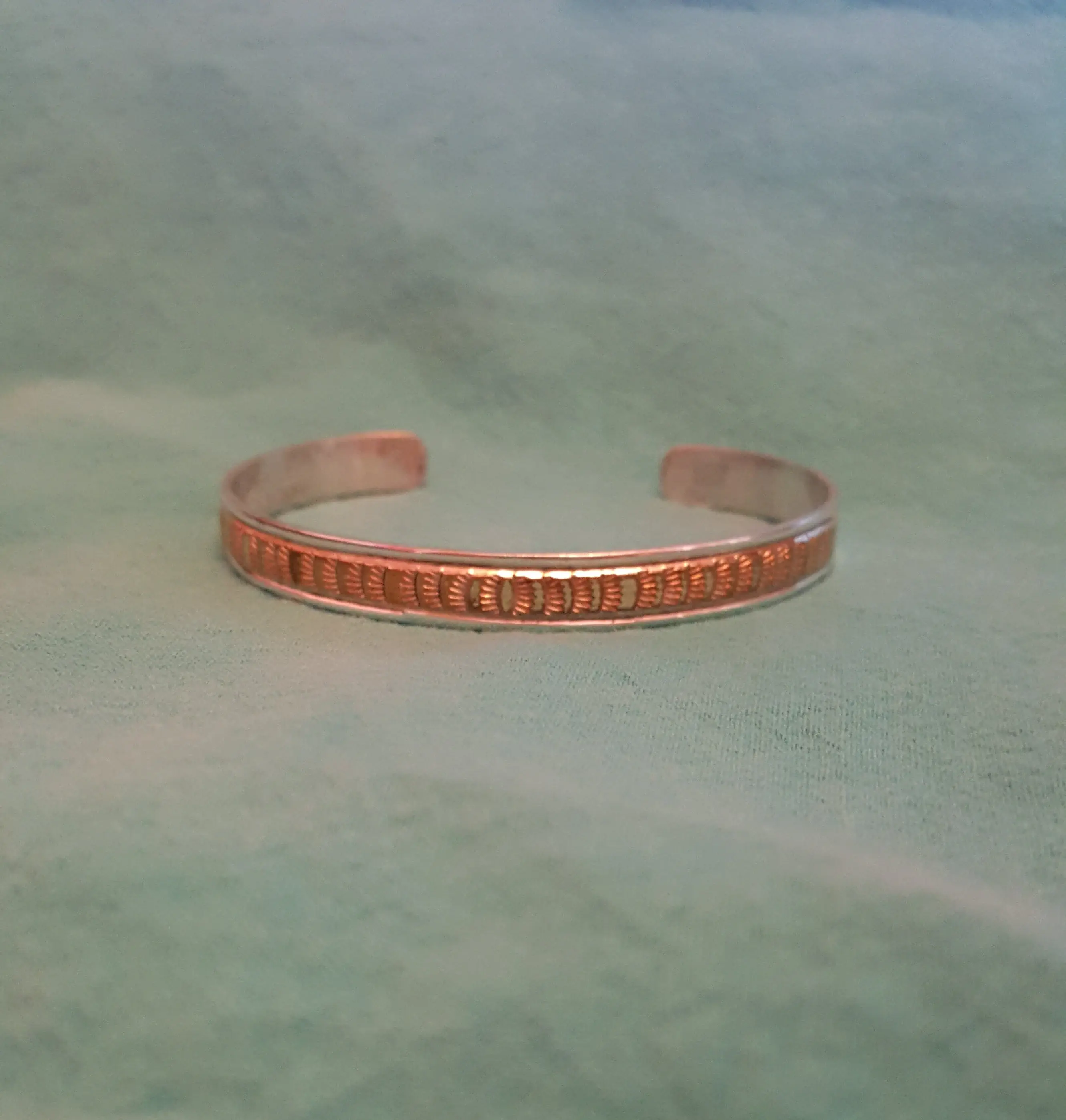 Vintage Sterling and Gold Ring