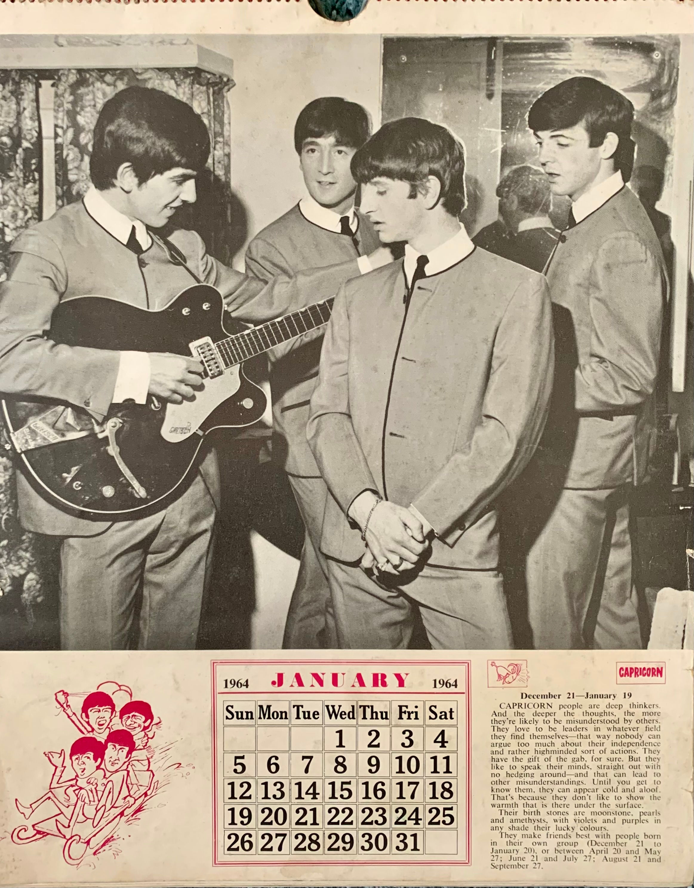 The Beatles Calendar 1964