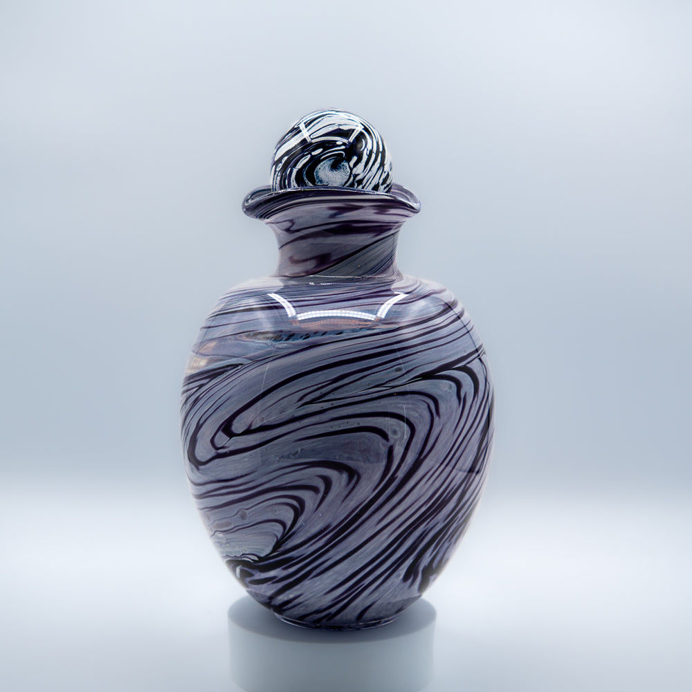 Hand-Blown Glass Urn - Hyacinth