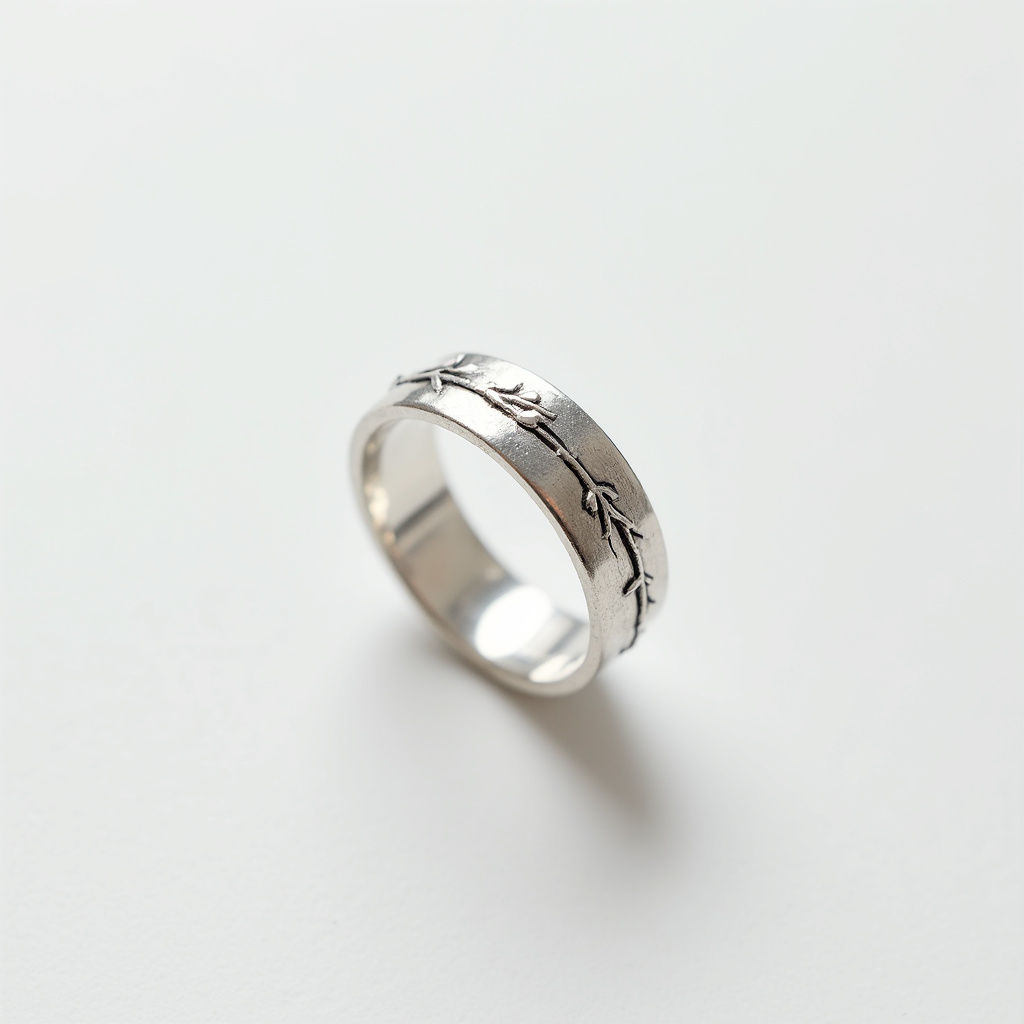Engraved Silver Ring