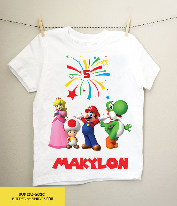 Thumbnail: Super Mario Bros Birthday Shirt