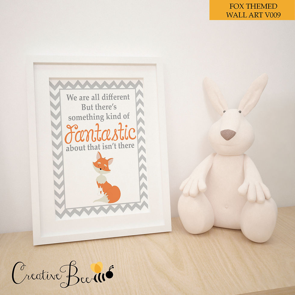 Thumbnail: Fox Themed Wall Art