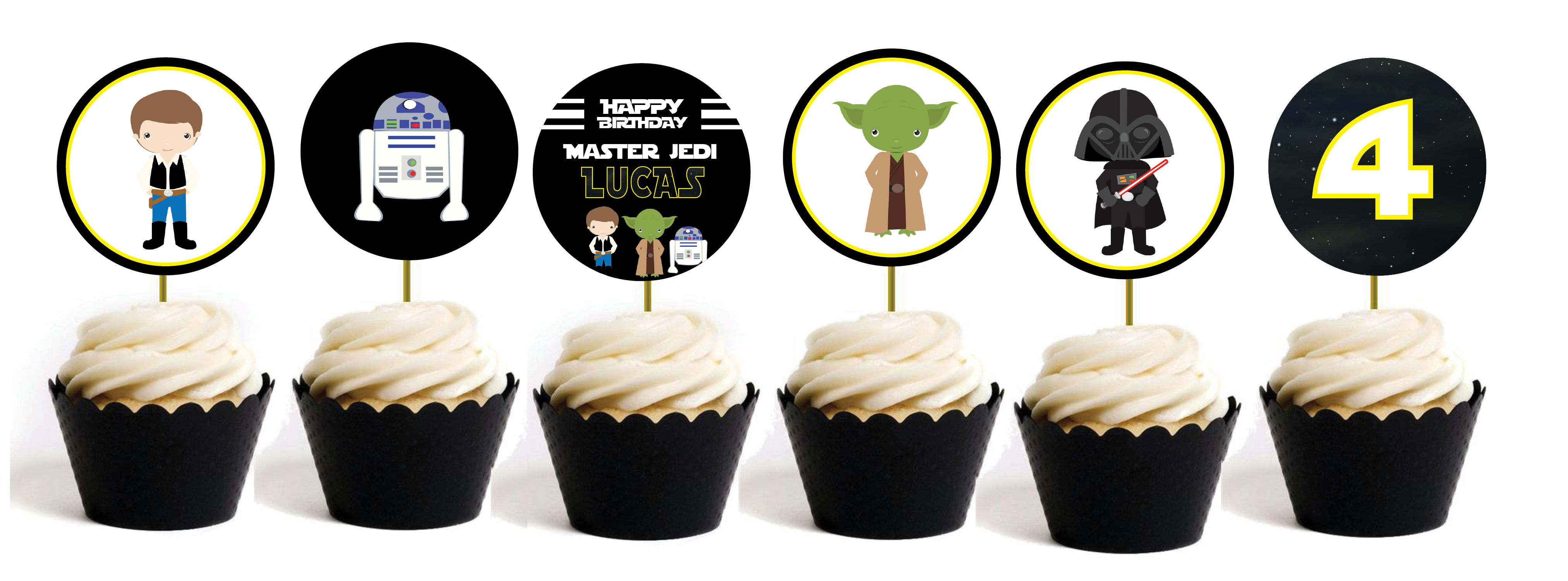 Star Wars Themed Cupcake Toppers