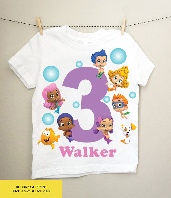 Thumbnail: Bubble Guppies Birthday Shirt