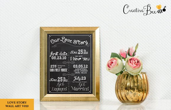 Thumbnail: Our Love Story Wall Art