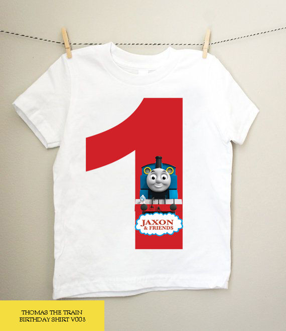 Thumbnail: Thomas The Train Birthday Shirt