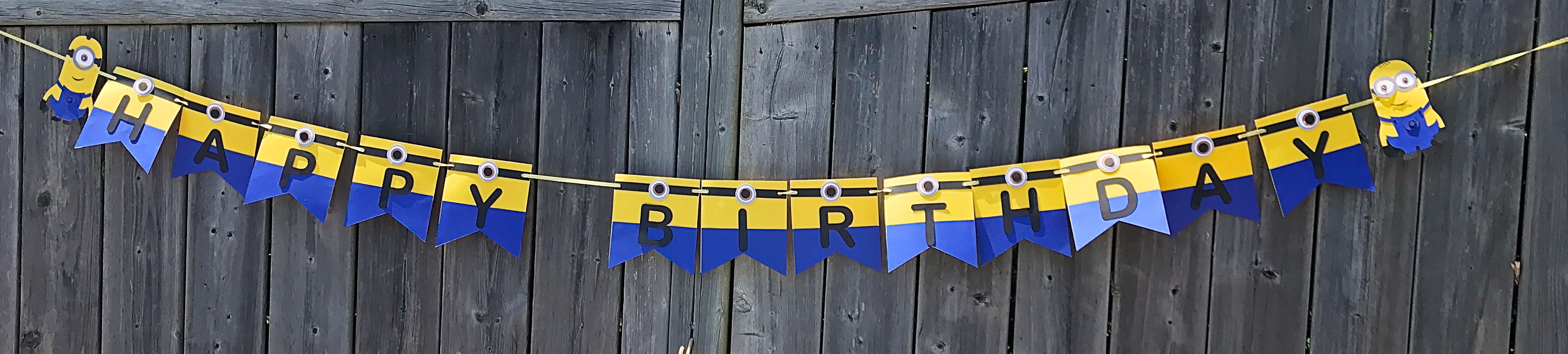Minion Birthday Banner