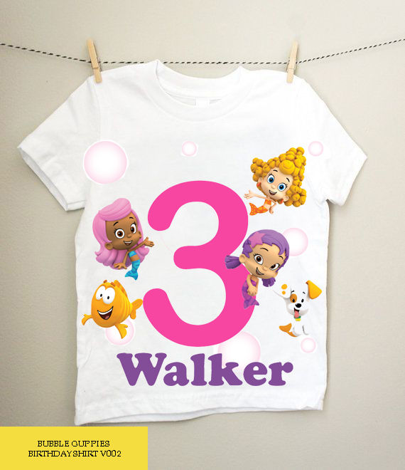 Thumbnail: Bubble Guppies Birthday Shirt