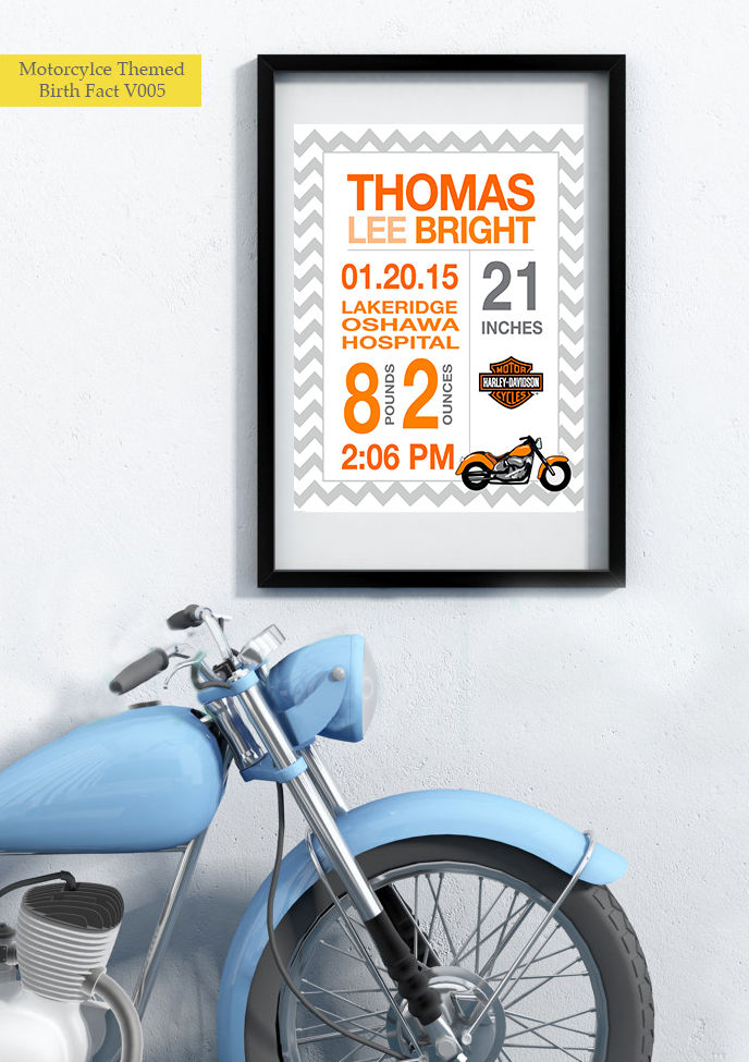 Thumbnail: Harley Davidson Themed Birth Facts