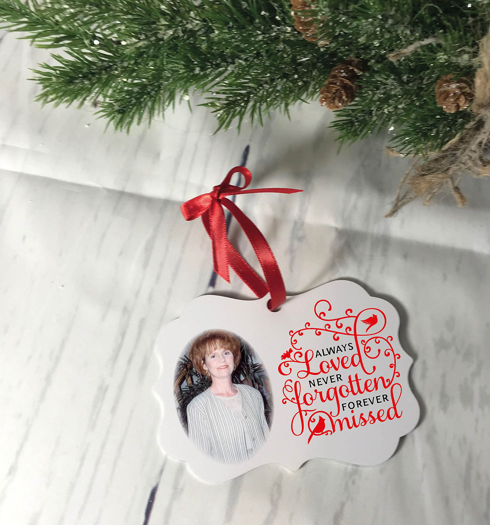 Thumbnail: Memorial Photo Ornament