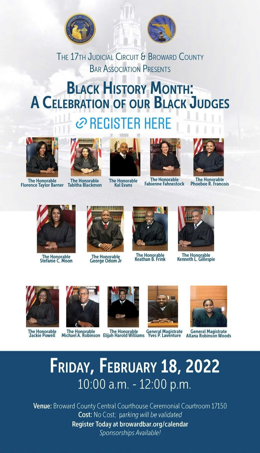 Black History Month: A Celebration of Our Black Judges | TJREDDICK