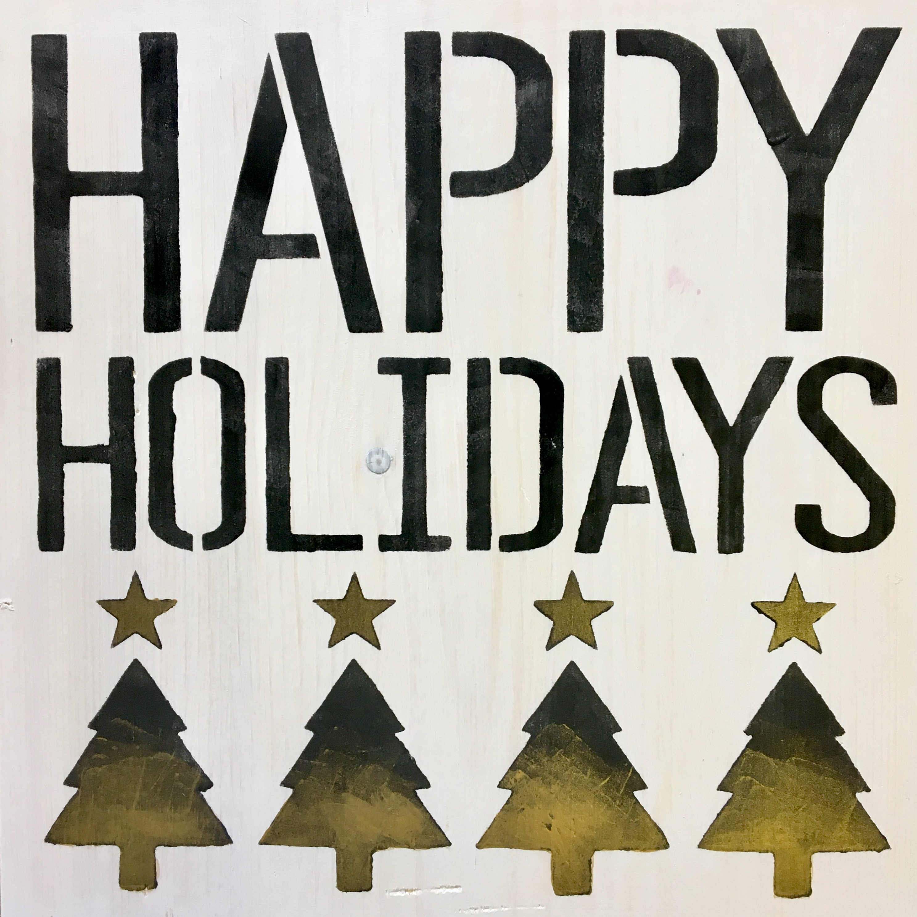 Hoilday Rustic Stencil Pack Options