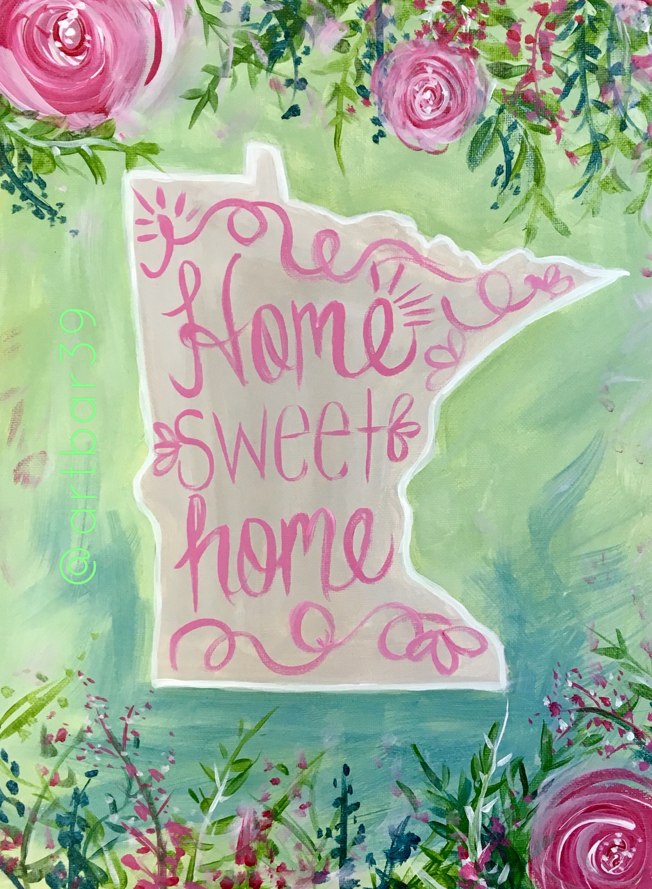 MN State Shape Home Sweet Home