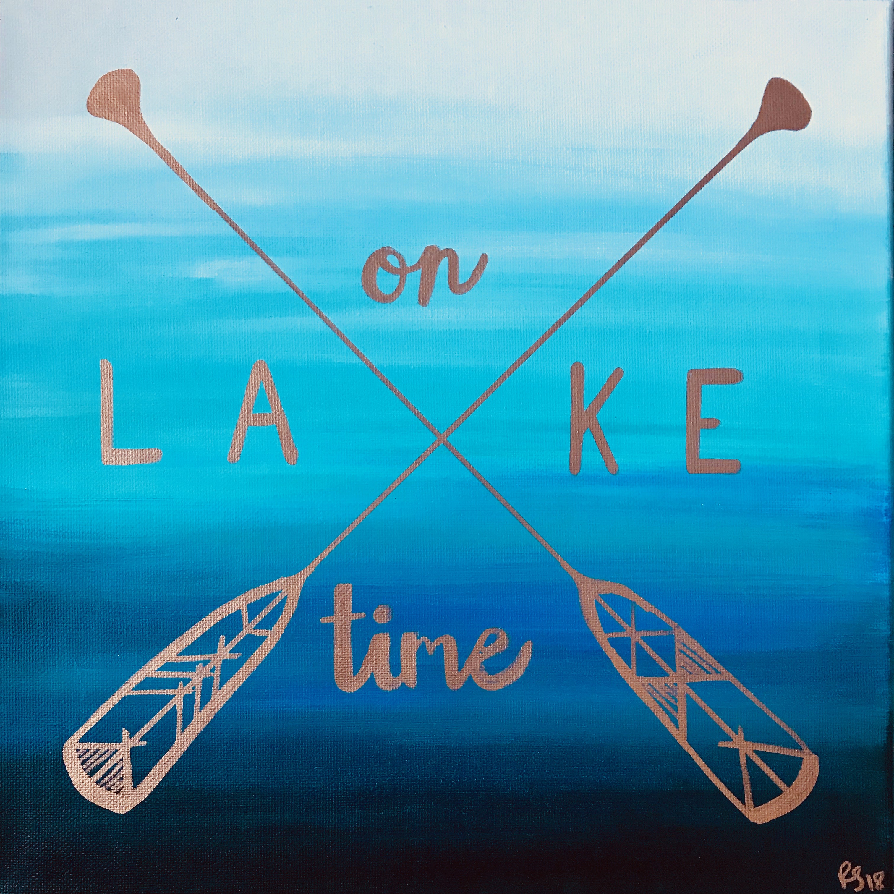 On Lake Time Oars