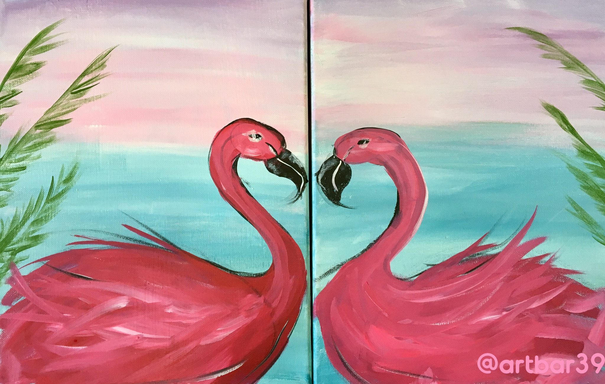 Flamingo Love