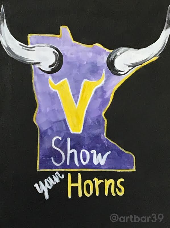 Minnesota Vikings Show Your Horns