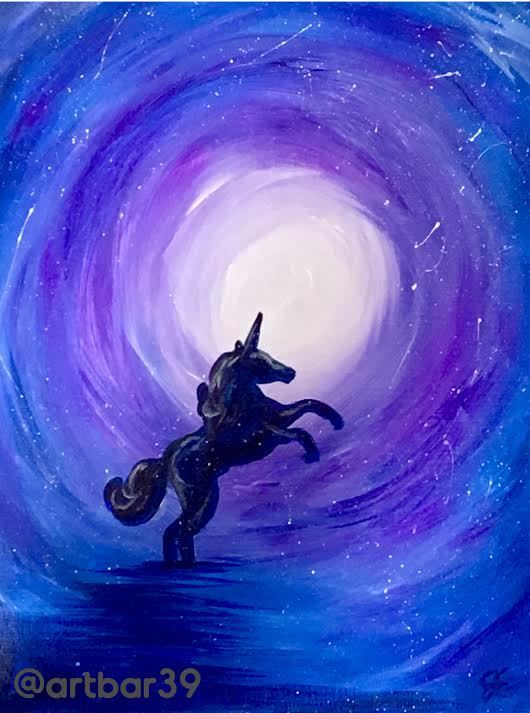 Unicorn Bliss - stencil offered