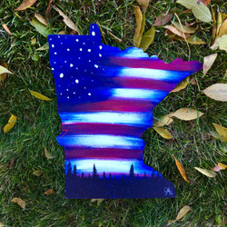 Patriotic Woods on MN shape