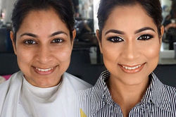 Indian engagement ceremony glam!_#MakeupByMariaa_Aurora