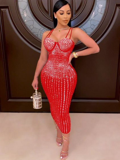 Thumbnail: Rhinestone Me Baby Dress