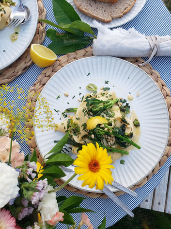 plate of home made pasta