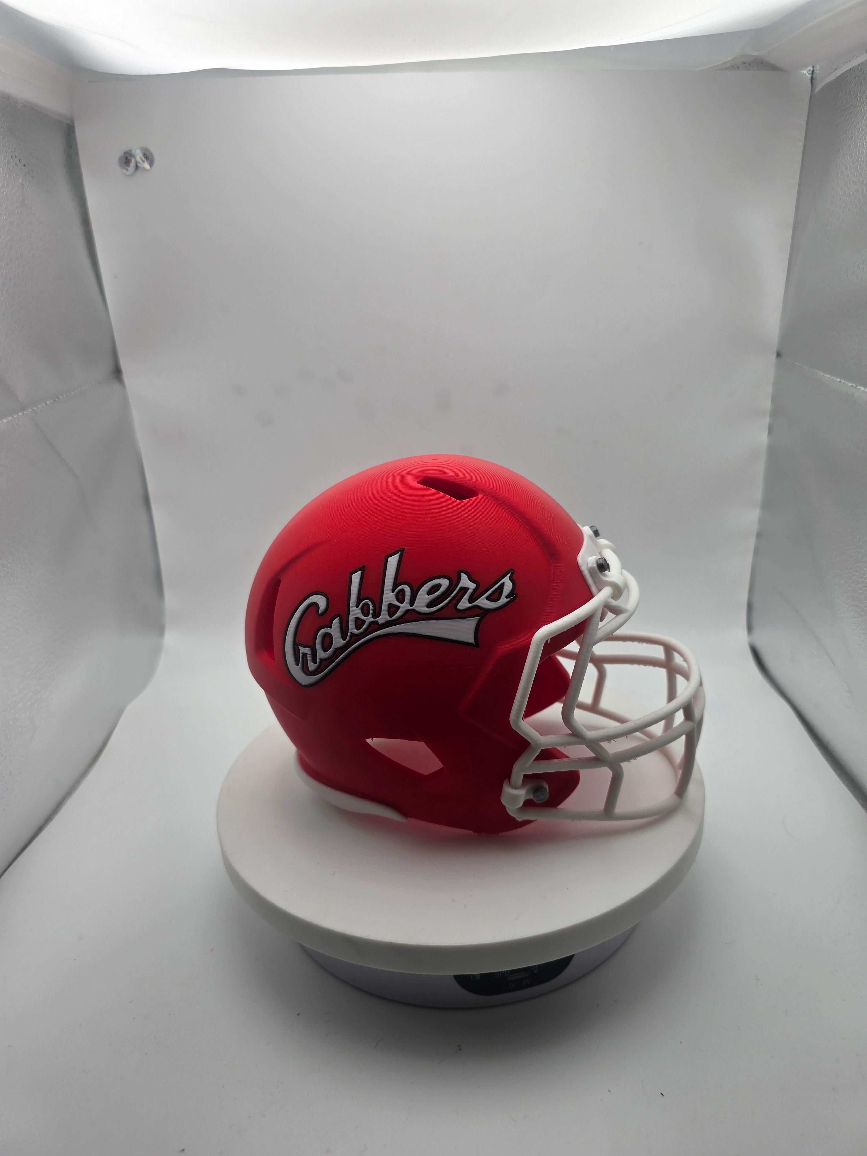 Custom high school football helmet