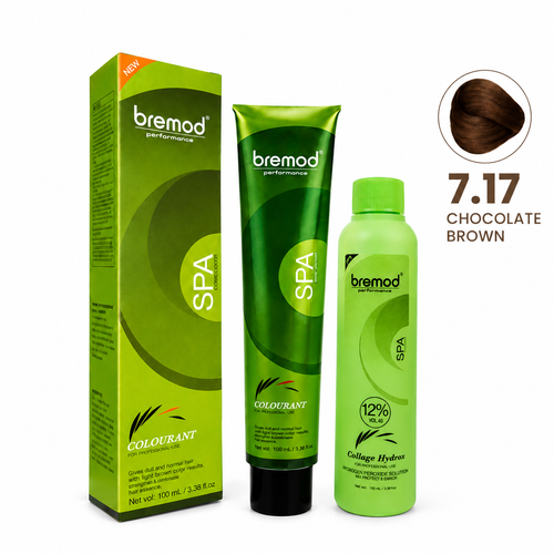 Bremod Performance Hair Color Cream 7.17 Chocolate Brown | Haus Du
