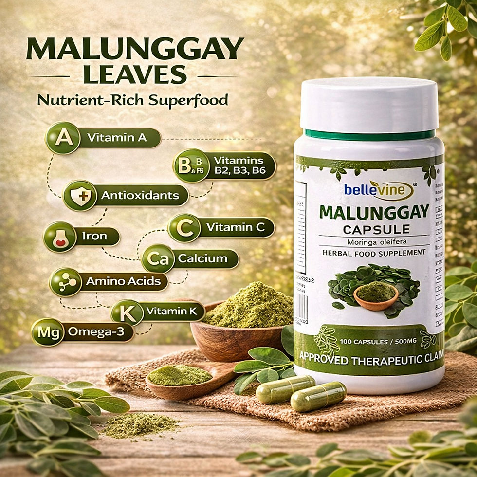 Thumbnail: Bellevine Organic Malunggay Capsules 100 Capsules