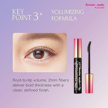 Thumbnail: Kiss Me Heroine Make Long & Curl Mascara Advanced Film – Shade: Jet Black