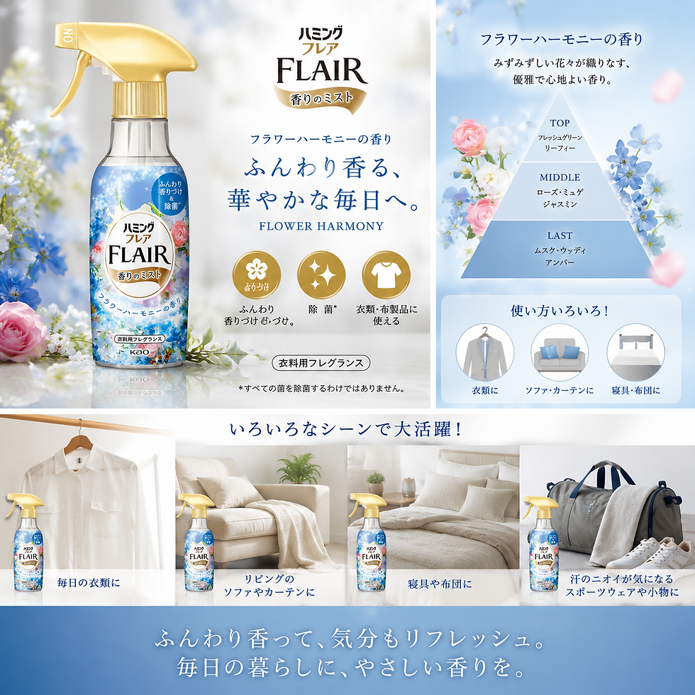 Thumbnail: Kao Humming Flare Fragrance Mist Flower & Harmony 270ml