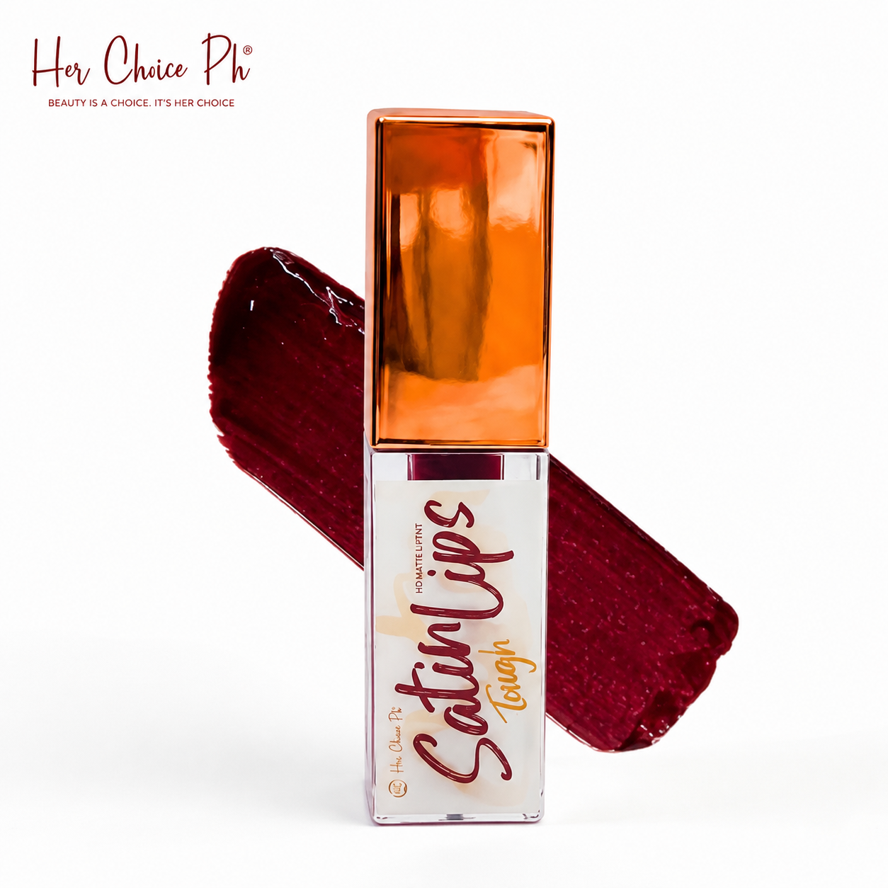 Her Choice PH Satin Lips HD Matte Liptint – Tough 5ml