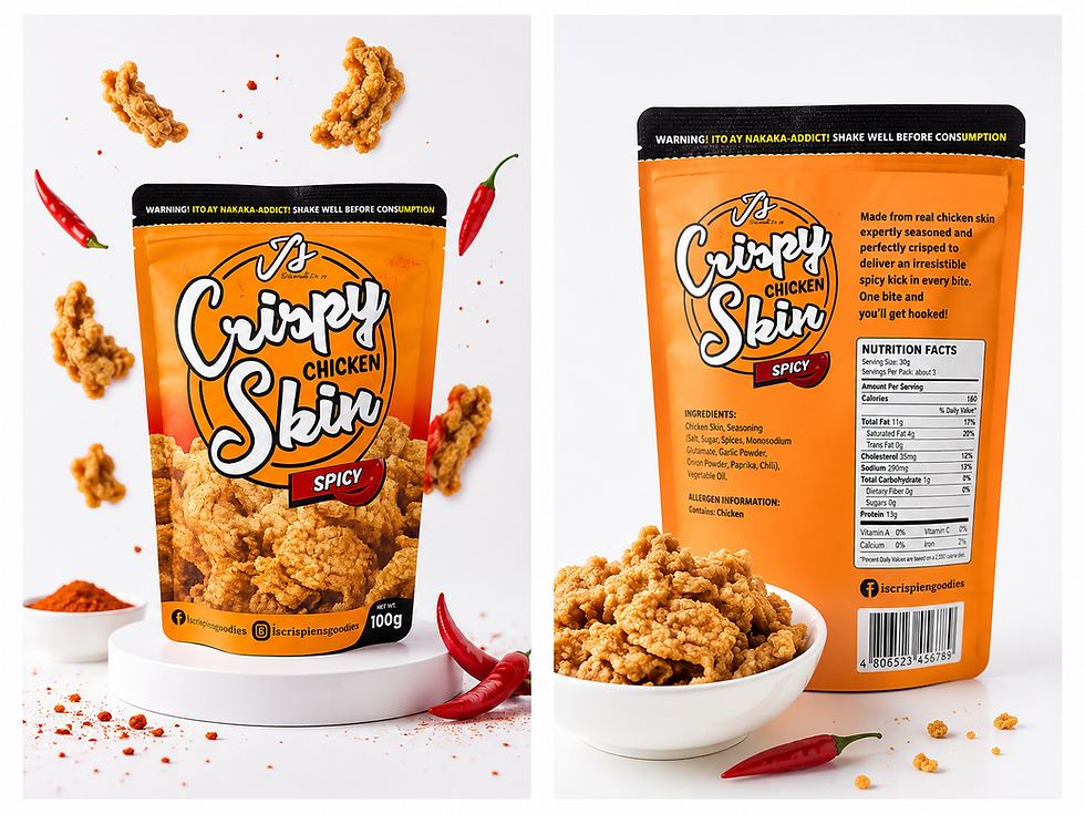 Thumbnail: J's Crispy Chicken Skin Snack – Spicy Flavor