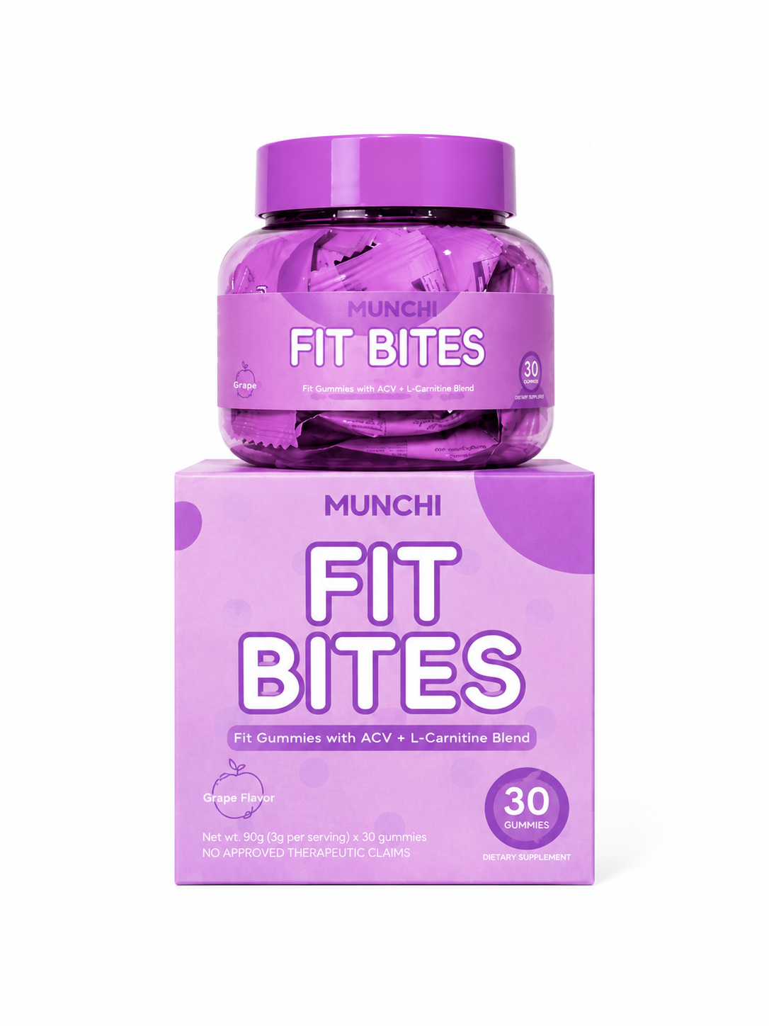 MUNCHI Fit Bites Apple Cider Vinegar Gummies