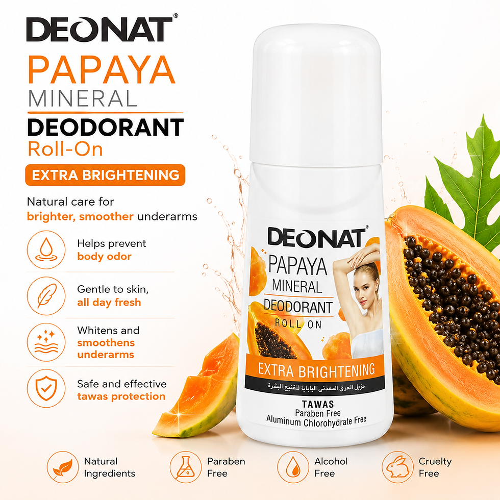 Thumbnail: Deonat Papaya Mineral Deodorant Roll-On 65ml