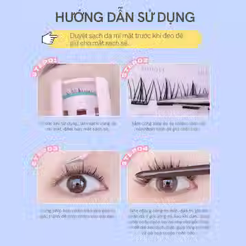 Thumbnail: MLEN DIARY Dandelion Glueless Falsies – Self-Adhesive Pre-Bonded Lashes