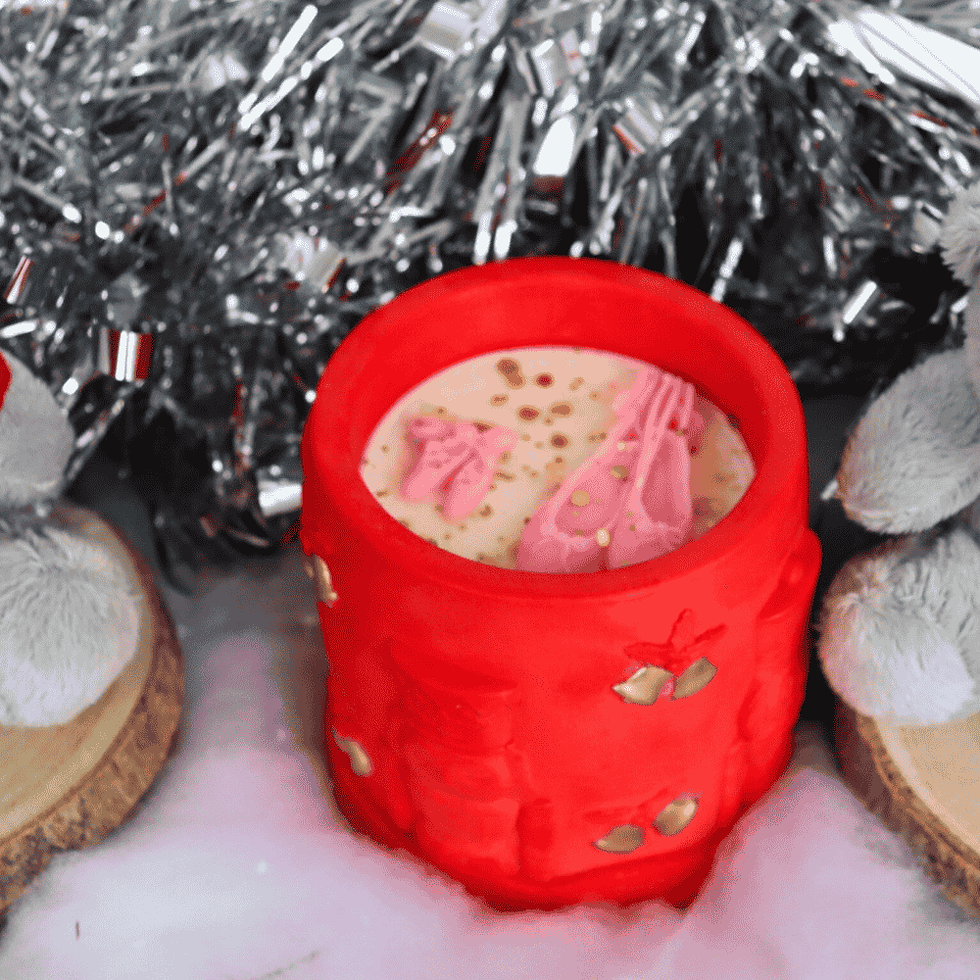 Miniature : Bougie de Noël Noisette