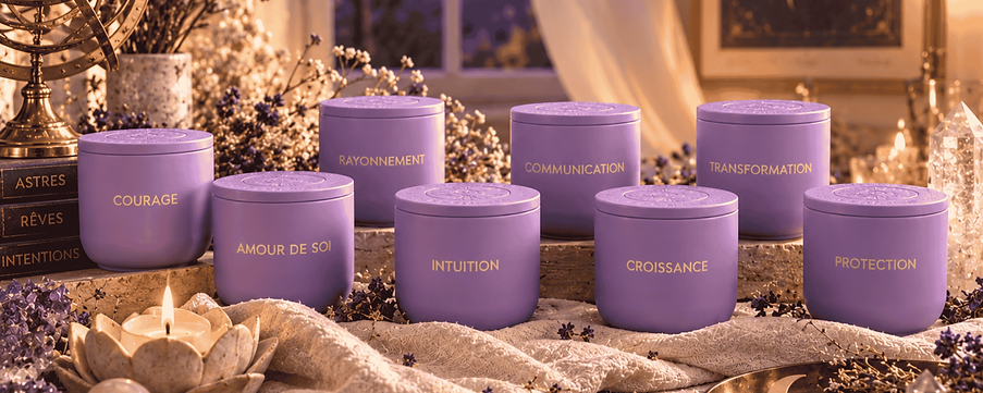 Bougies d'intention Lumières Célestes