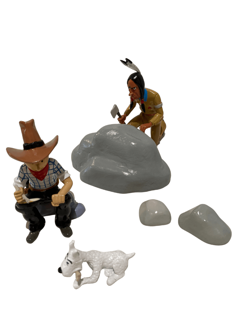 Tintin en Amérique + Indien - 2022 - figurine tintin